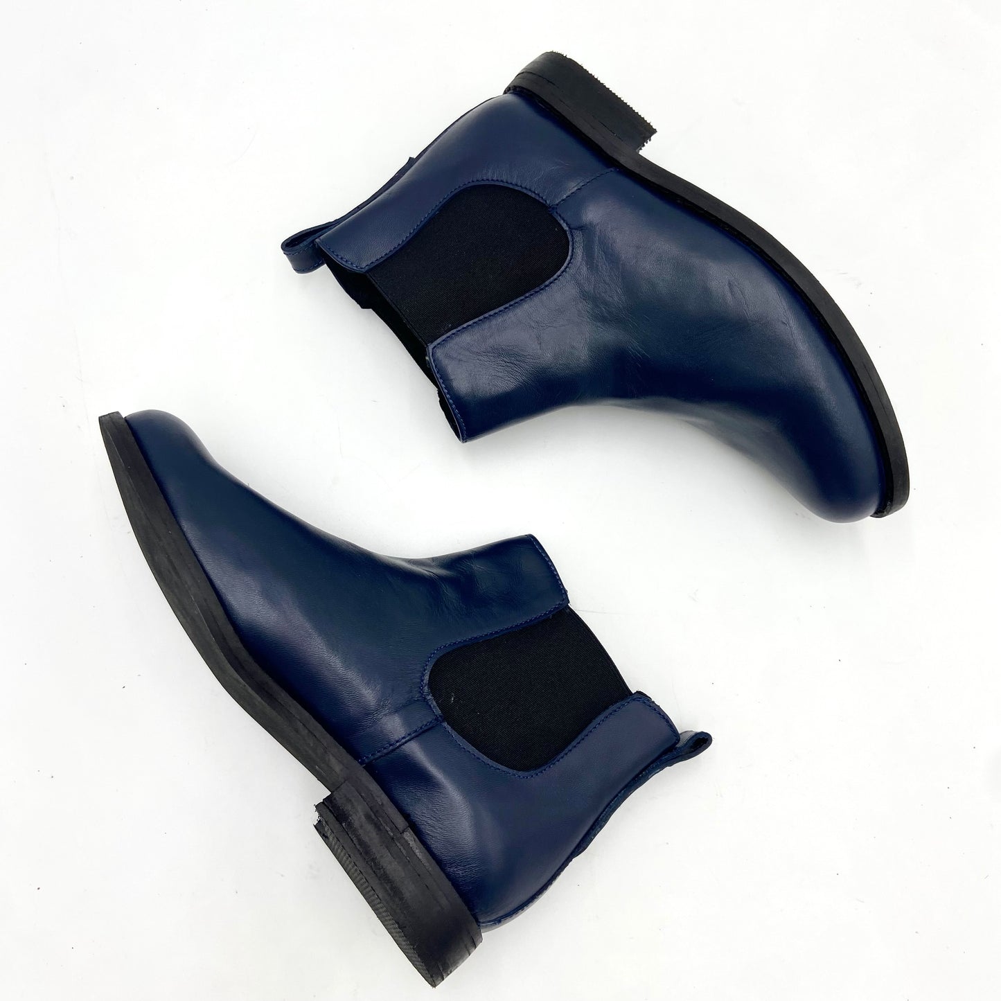 Beatle cuero azul marino