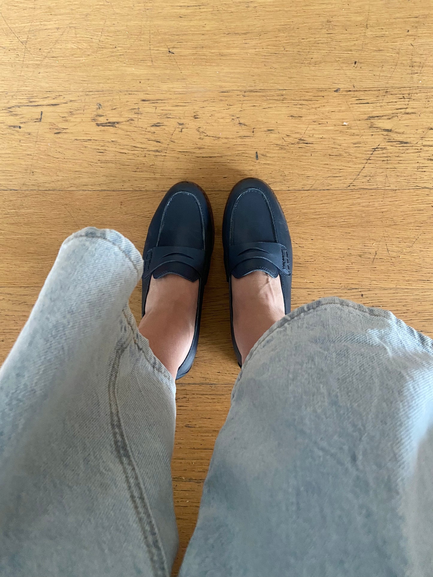 Mocasines 1450R Cuero Azul Marino