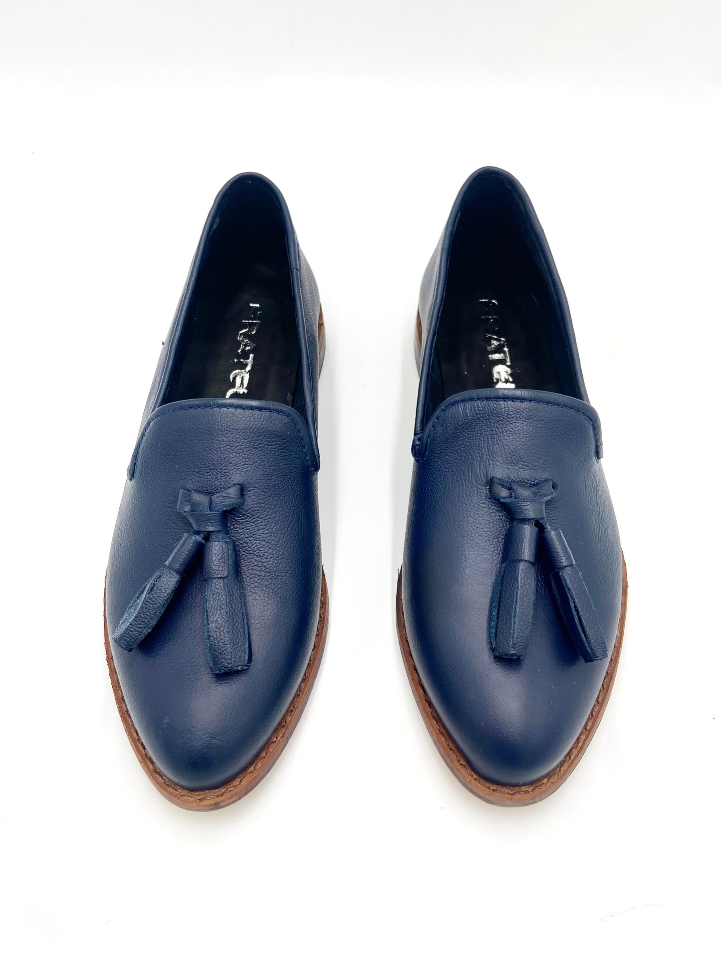 Sleeper Cuero Azul Marino