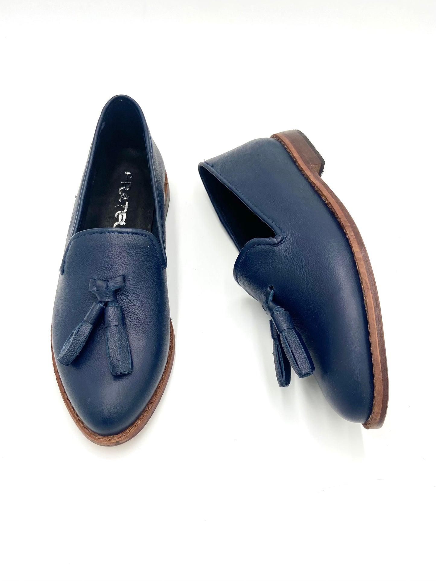 Sleeper Cuero Azul Marino