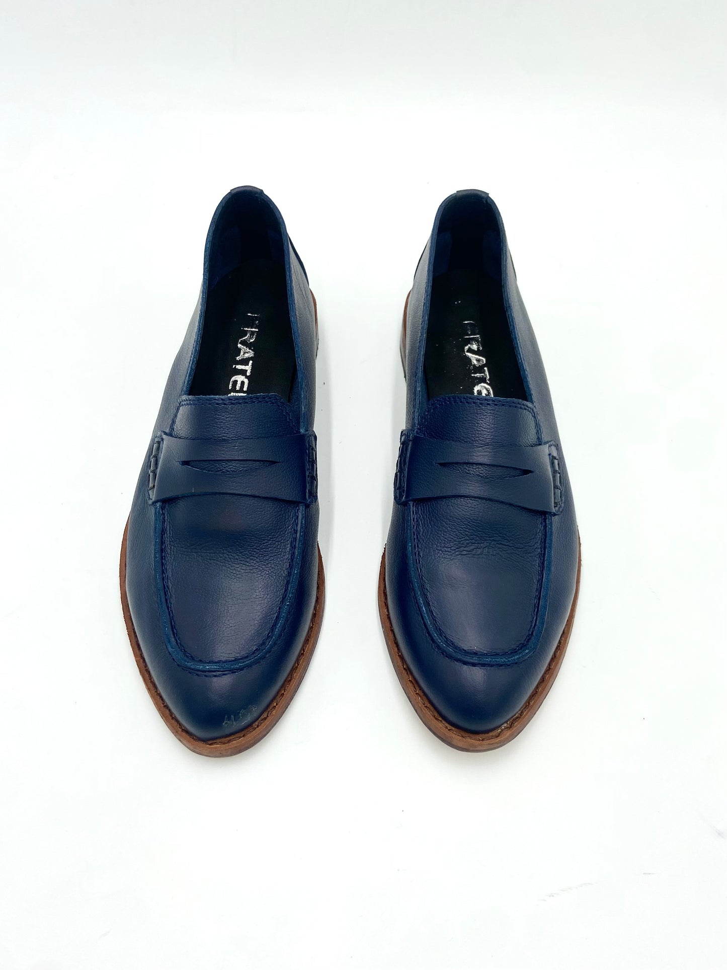 Mocasines 1450P Cuero Azul Marino