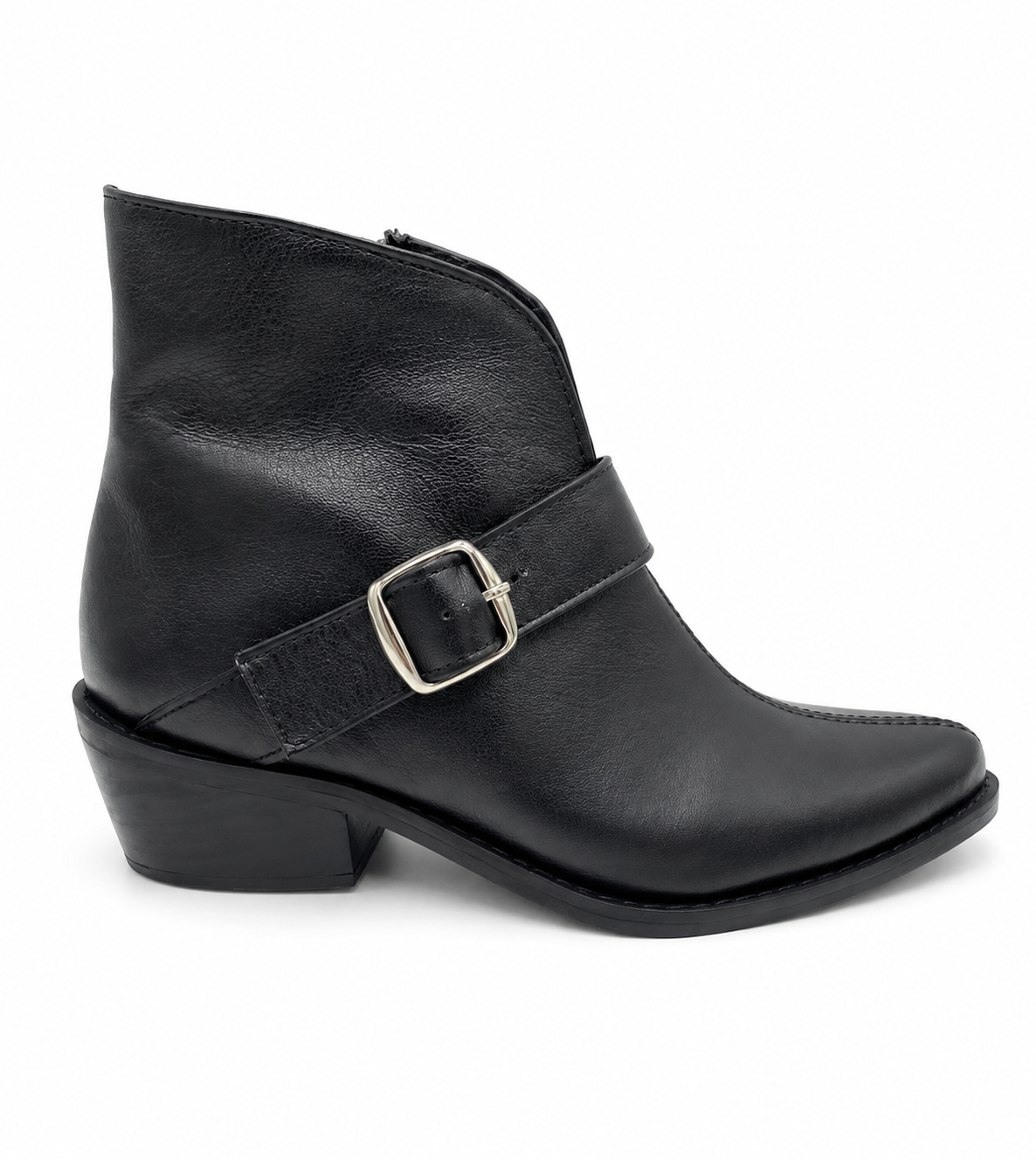 Botines Grecia de cuero negro