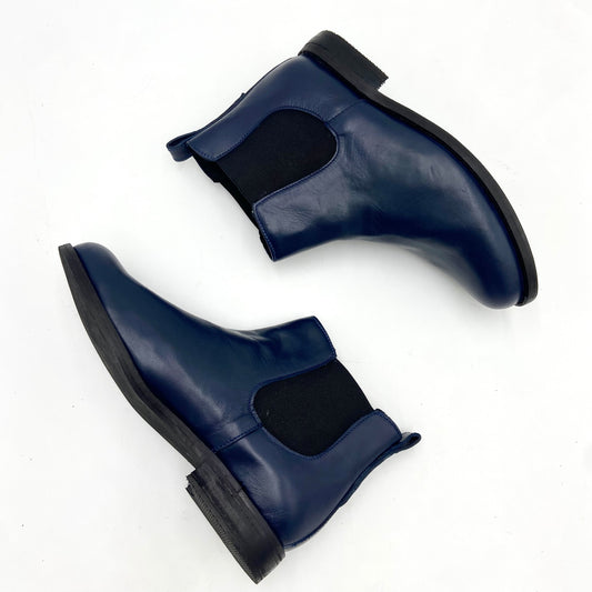 Beatle cuero azul marino