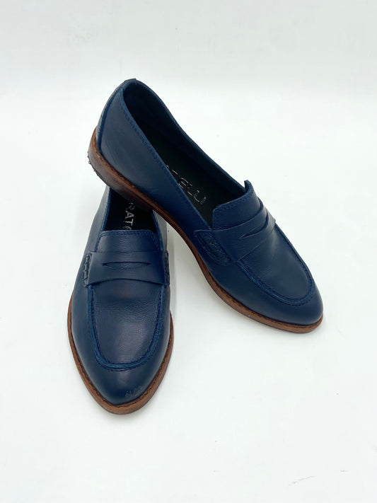 Mocasines 1450P Cuero Azul Marino