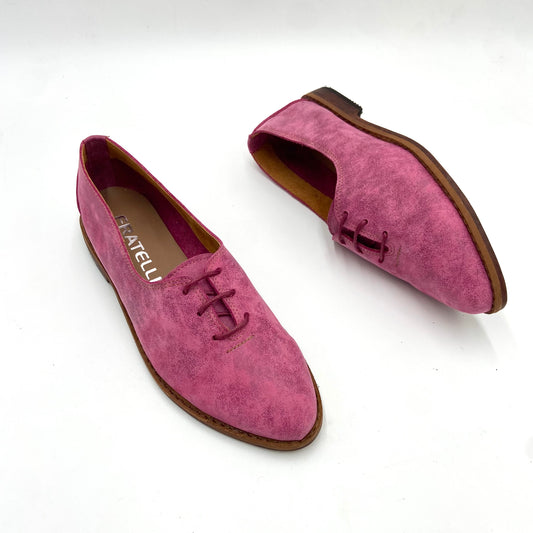 Mouse cuero fucsia